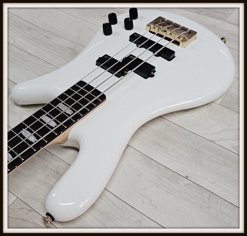 Spector Icon NS-2 Bolt-On, White Gloss